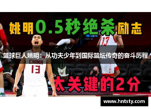 篮球巨人姚明：从功夫少年到国际篮坛传奇的奋斗历程